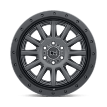 Load image into Gallery viewer, BRDGR 17X8.5 5X5.5 GUN-BLK 0MM