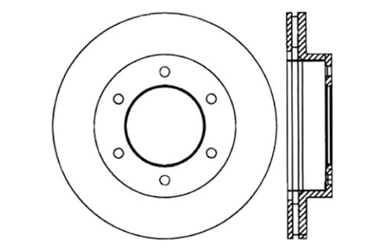 StopTech Drilled Sport Brake Rotor