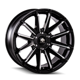 Mayhem 8109 Crossfire 20x9.5 / 5x139.7 BP / 10mm Offset / 108mm Hub Black w/ Milled Spokes Wheel