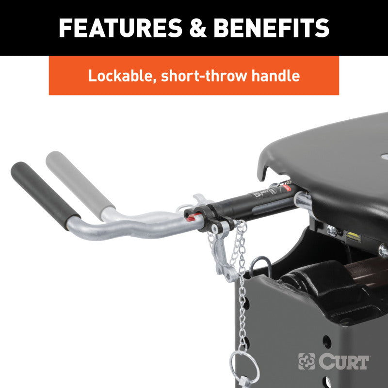 Curt Q24 5th Wheel Hitch w/ GM Puck System Legs - 2020 Chevrolet Silverado/GMC Sierra 2500/3500HD