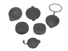 Load image into Gallery viewer, GrimmSpeed Subaru Engine Bay Reservoir Cap Set - Black (Set of 6)