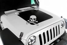 Load image into Gallery viewer, Rugged Ridge Hood Decal Skull 07-18 Jeep Wrangler