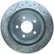 Load image into Gallery viewer, StopTech Select Sport 94-04 Ford Mustang Slotted and Drilled Left Rear Rotor
