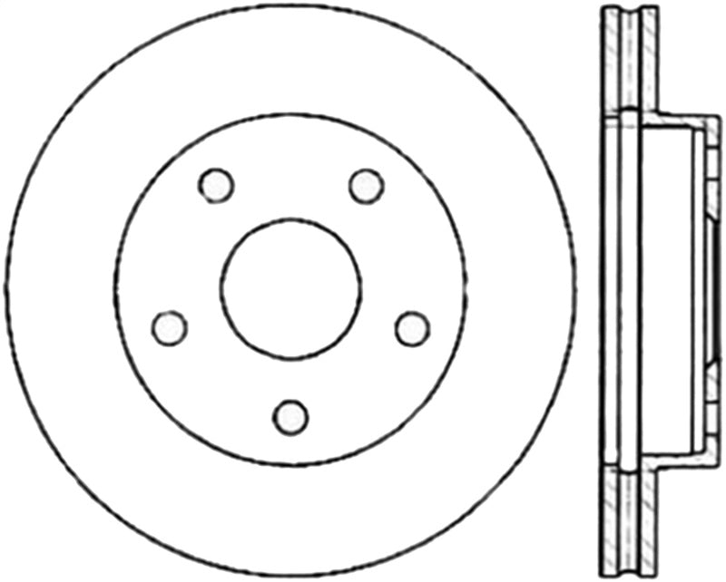 StopTech Slotted & Drilled Sport Brake Rotor