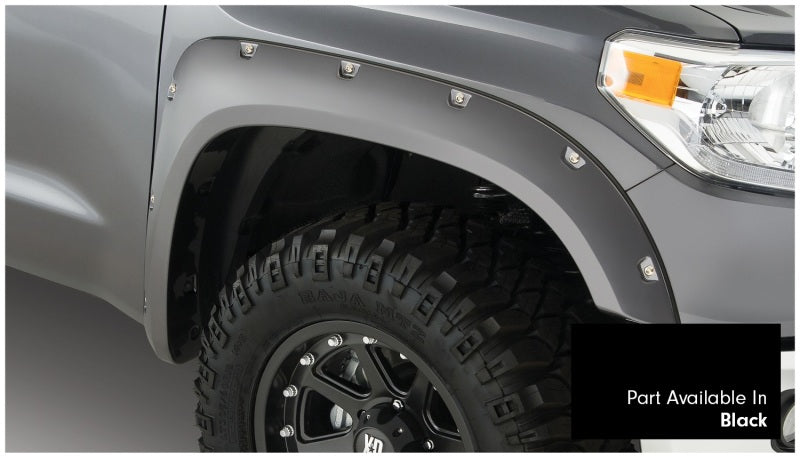 Bushwacker 16-17 Toyota Tundra Fleetside Pocket Style Flares 4pc 66.7/78.7/97.6in Bed - Black