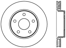 Load image into Gallery viewer, Stoptech 07-14 Jeep Wrangler Performance Front Cryo Brake Rotor