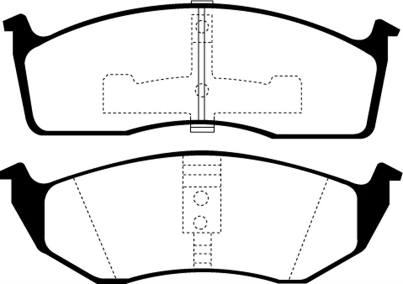 EBC 93-94 Chrysler Concorde 3.3 Ultimax2 Front Brake Pads