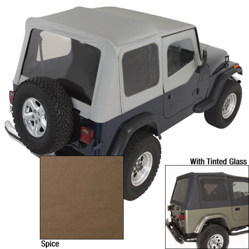 Rugged Ridge S-Top w/ Door Skins Spice Tinted Windows 88-95 Wra