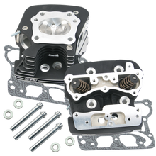 Load image into Gallery viewer, S&amp;S Cycle 99-05 BT Super Stock 79cc Cylinder Head Kit - Wrinkle Black