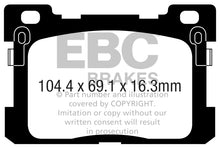 Load image into Gallery viewer, EBC 2017+ Genesis G90 5.0L Greenstuff Rear Brake Pads