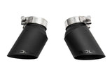 SOUL 10-12 Porsche 997.2 Turbo GT2 Style Bolt On Exhaust Tips (Satin Black Finish)