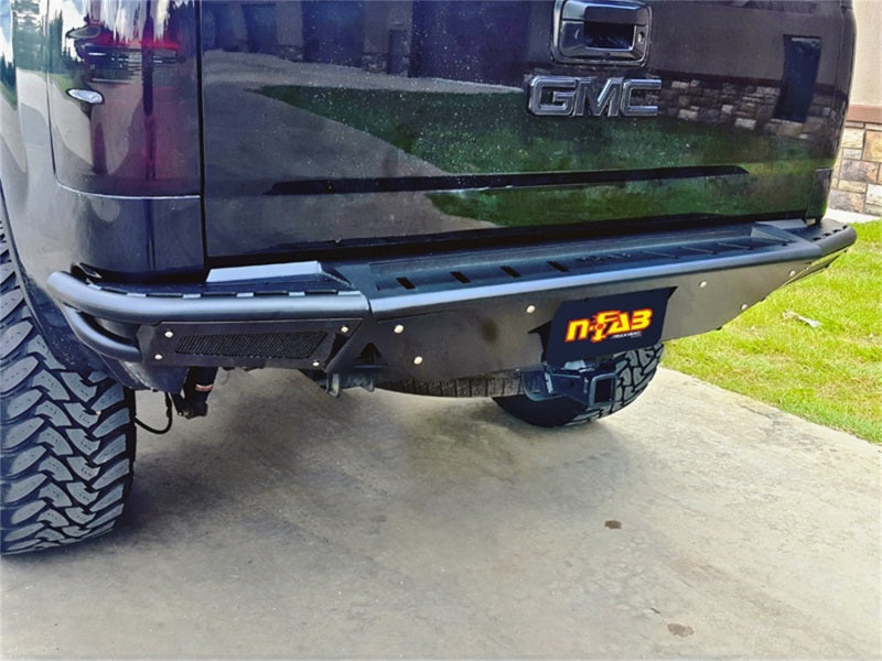 N-Fab RBS-H Rear Bumper 07-13 Chevy-GMC 1500 - Gloss Black