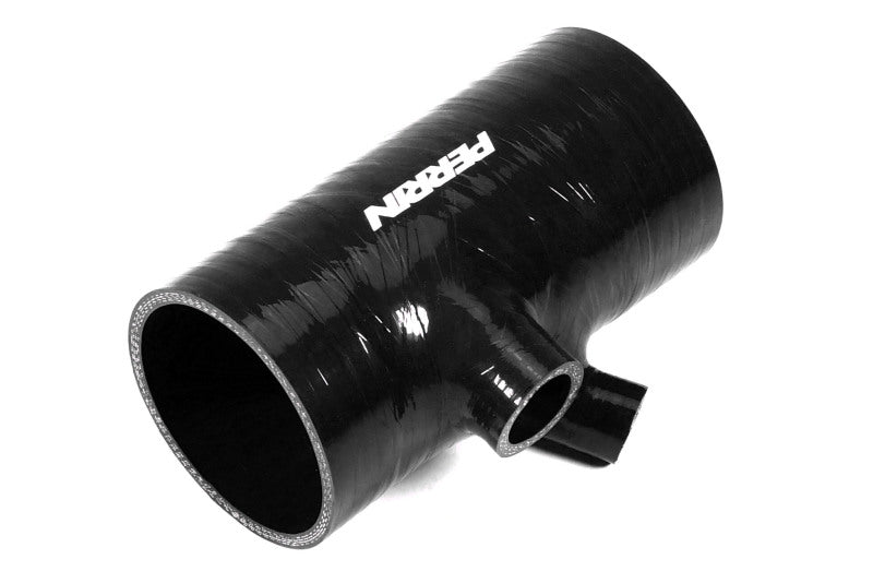 PERRIN 22-24 Subaru WRX / 20-25 LGT & OBXT Turbo Inlet Hose w/Turbo Adapter Flange (Short) - Black
