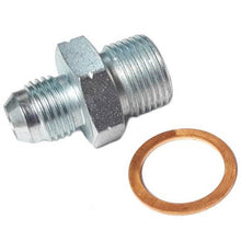 Load image into Gallery viewer, ATP Banjo Fitting/Bolt 14mm Banjo Fitting w/ -4AN Male Flare &amp; 14mm Banjo Bolt (14mm X 1.5)