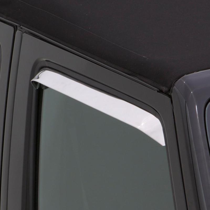 AVS 68-79 Volkswagen Transporter Ventshade Window Deflectors 2pc - Stainless