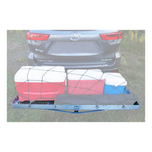 Load image into Gallery viewer, Curt 60in x 20in Aluminum Tray-Style Cargo Carrier (Folding 2in Shank)