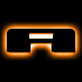 ORACLE Lighting Universal Illuminated LED Letter Badges - Matte Blk Surface Finish - A