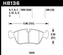 Load image into Gallery viewer, Hawk 01-06 BMW 325CI L6-2.5L DTC-70 Race Front Brake Pads