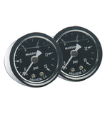 Fragola Fuel Pressure Gauge 0-15 PSI Liquid Filled