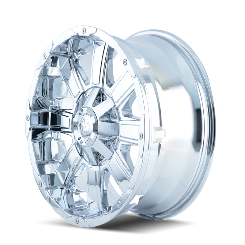 Mayhem 8030 Chaos 18x9 / 8x165.1 BP / -12mm Offset / 130.8mm Hub Chrome Wheel