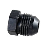 Fragola -10AN Aluminum Flare Plug - Black