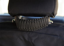 Load image into Gallery viewer, Rugged Ridge Paracord A-Pillar/Seat Mnt Hdle Black 07-18 Jeep Wrangler JK