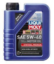 Load image into Gallery viewer, LIQUI MOLY 1L Synthoil Premium Motor Oil SAE 5W40 - Single