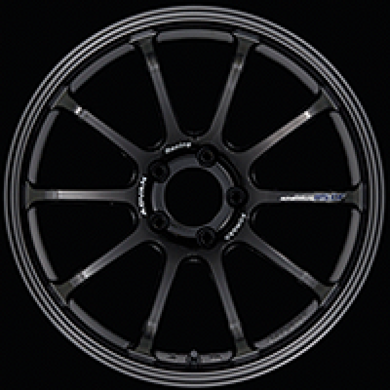 Advan RS-DF Progressive 19x9.0 +25 5-114.3 Racing Titanium Black Wheel