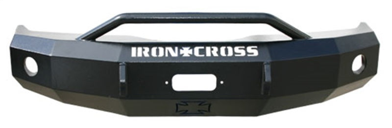 Iron Cross 03-06 GMC Sierra 2500/3500 Heavy Duty Push Bar Front Bumper - Matte Black
