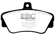 Load image into Gallery viewer, EBC 90-94 Mazda Protege 1.8 (Rear Rotors) Redstuff Rear Brake Pads