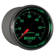 Load image into Gallery viewer, Autometer GS 52mm 0-60 psi Mechanical Boost Gauge