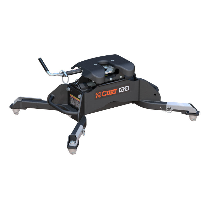 Curt Q20 5th Wheel Hitch w/Ram Puck System Legs