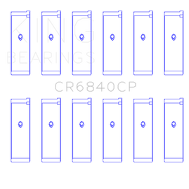 King Engine Bearings 05-12 Nissan VQ40DE 6 Cyl Rod Bearing Set - Size STD