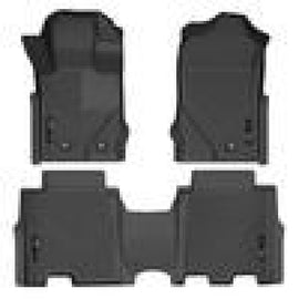 Husky Liners 2021 Ford Bronco 4 Door Weatherbeater Front & 2nd Seat Floor Liners - Black - GTR Auto