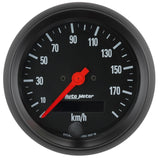 Autometer Z-Series 0-190KM/H 3-3/8in Electric Prog. Speedometer W/ LCD ODO Gauge