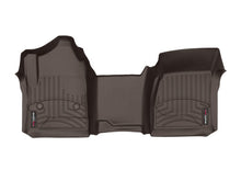 Load image into Gallery viewer, WeatherTech 14+ Chevy Silverado 1500 Regular Cab Front FloorLiner - Cocoa