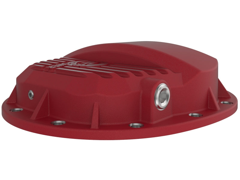 aFe Pro Series GMCH 9.5 Rear Diff Cover Red w/ Machined Fins 19-20 GM Silverado/Sierra 1500