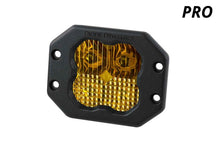 Load image into Gallery viewer, Diode Dynamics SS3 LED Pod Pro - Yellow Flood Flush (Single)