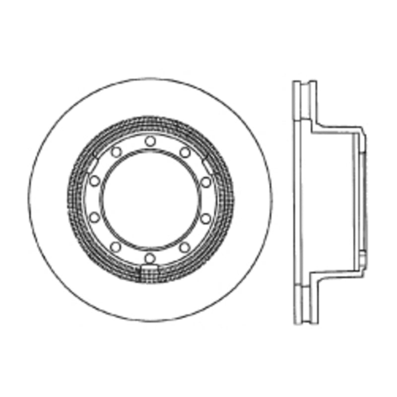 Stoptech 86-97 International 1652 Premium Rear CryoStop Brake Rotor