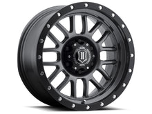Load image into Gallery viewer, ICON Alpha 17x8.5 6x5.5 0mm Offset 4.75in BS 106.1mm Bore Gun Metal Wheel