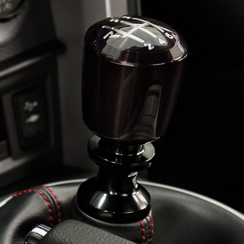 Raceseng Ashiko Shift Knob (Gate 1 Engraving) Hyundai Genesis Coupe Adapter - Smoke Translucent