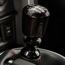 Load image into Gallery viewer, Raceseng Ashiko Shift Knob (Gate 1 Engraving) Hyundai Genesis Coupe Adapter - Smoke Translucent