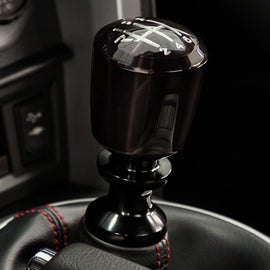 Raceseng Ashiko Shift Knob (Gate 1 Engraving) Mini R50 / R52 / R53 Adapter - Smoke Translucent