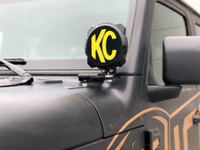 Load image into Gallery viewer, KC HiLiTES 18-23 Jeep JL/JT/4xe 6in Pro6 Gravity LED Pillar Mount 2-Light Sys (20W Spot Beam)