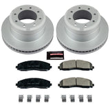 Power Stop 13-22 Ford F-350 Super Duty Rear Z17 Coated Brake Kit
