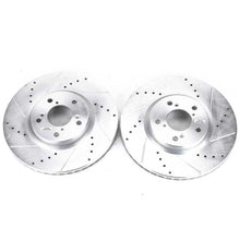 Load image into Gallery viewer, Power Stop 07-13 Acura MDX Front Evolution Drilled &amp; Slotted Rotors - Pair