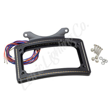 Load image into Gallery viewer, Letric Lighting 06-09 Street Glide Perfect Plate Light Black Curved License Plate Frame