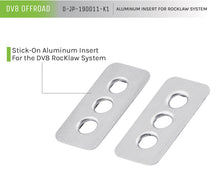 Load image into Gallery viewer, DV8 Offroad 2007-2020 Aluminum Insert For Rocklaw Hood Catch System