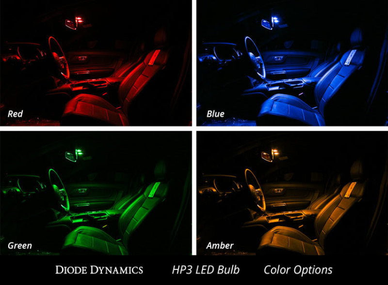 Diode Dynamics 194 LED Bulb HP3 LED - Red (Single)