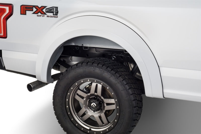 Bushwacker 15-17 Ford F-150 Styleside Extend-A-Fender Style Flares 4pc 67.1/78.9/97.6in Bed - Black